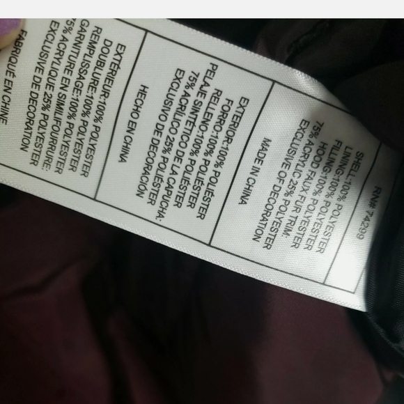 NWT Steve Madden Girl Plus Size 1X Puffer Coat - Picture 6 of 6